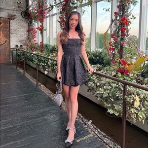 mini black dress size S